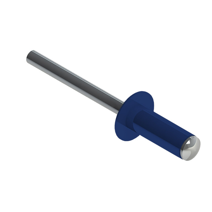 Заклёпка вытяжная Daxmer 4,0х10 RAL 5002 (10х1000шт) ал/ст
