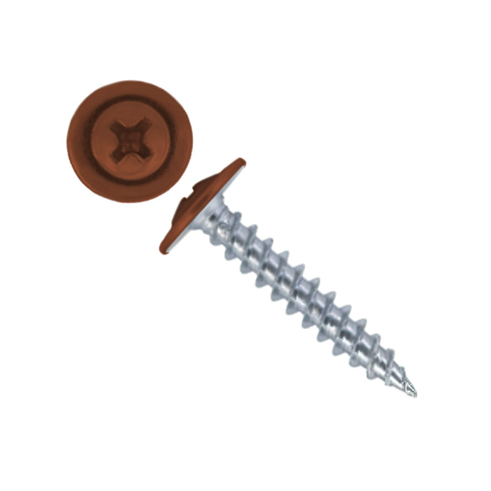 Саморез ПШ 4,2х25 (500шт) шлиц PH2 RAL 8023