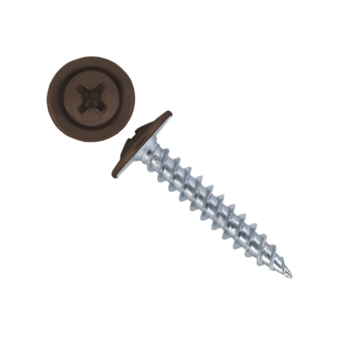 Саморез ПШ 4,2х19 (1000шт) шлиц PH2 RAL 8025